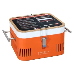 Everdure Holzkohlegrill Cube orange Outlet