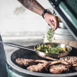 Big Green Egg Holzkohlegrill Large BBQ dunkelgrün Best
