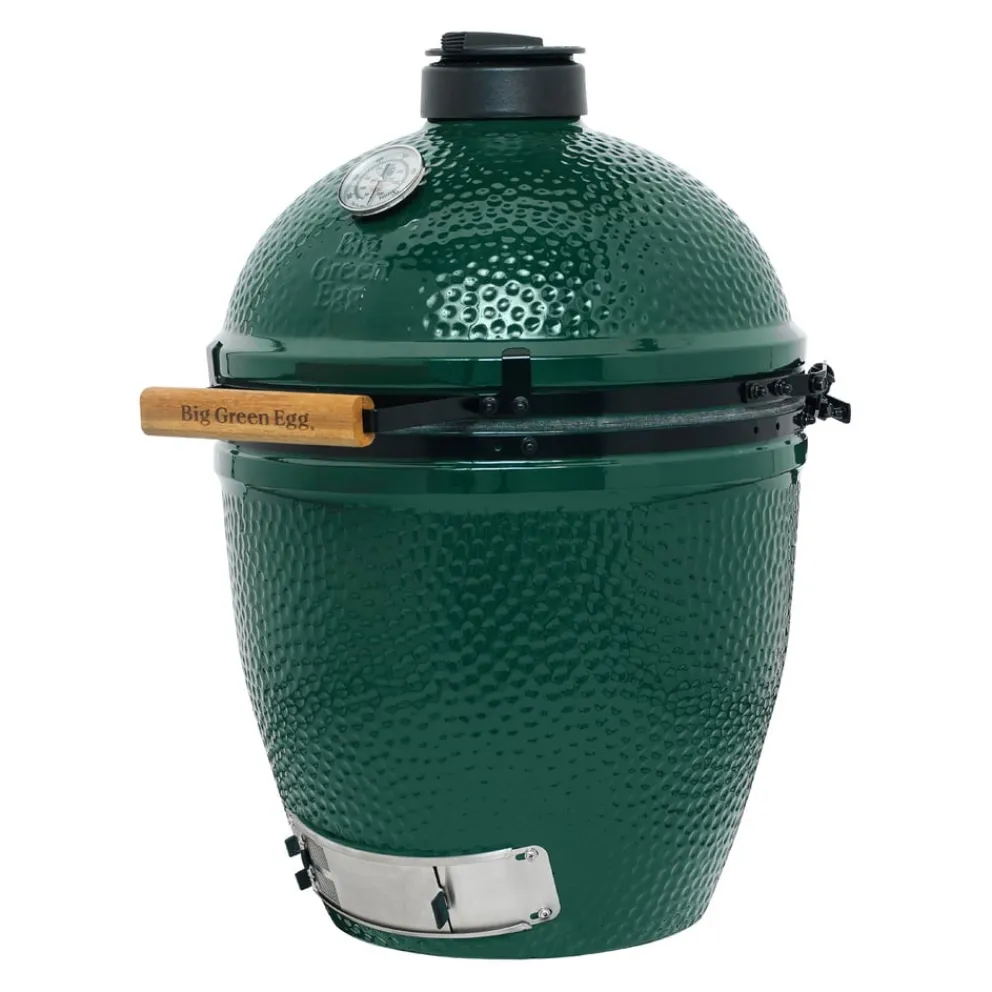 Big Green Egg Holzkohlegrill Large BBQ dunkelgrün Best