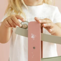 LITTLE DUTCH Holzspielzeug Flowers Butterflies grau, mint, rosa, senfgelb, weiss Sale