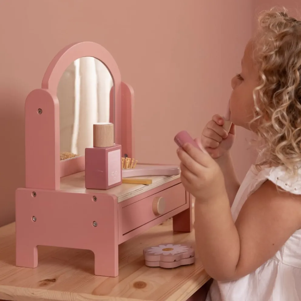 LITTLE DUTCH Holzspielzeug Little Play altrosa, buchefarbig, hellrosa Clearance