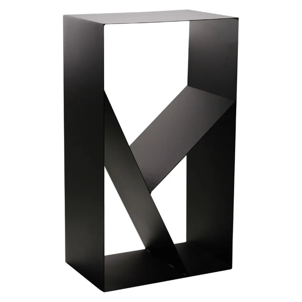 Nouvel Kaminholzregal Avantgarde-Stahl schwarz