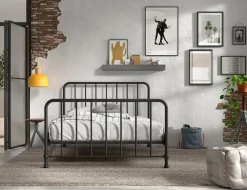 MID.YOU Kinderbett Bronxx schwarz Outlet