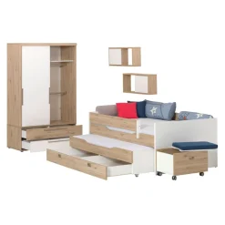 PAIDI Kinderbett Fionn eiche, weiss Sale