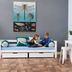 Hoppekids Kinderbett HS-Luxury weiss