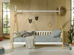 MID.YOU Kinderbett Tipi weiss Discount