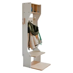 Duck Woodworks Kindergarderobe Dubna weiss Discount