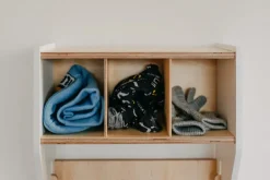 Duck Woodworks Kindergarderobe Dubna weiss Discount