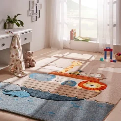 Ben'n'jen Kinderteppich Arche Noah bunt New