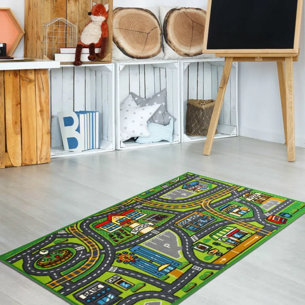 Ben'n'jen Kinderteppich Little Town bunt New