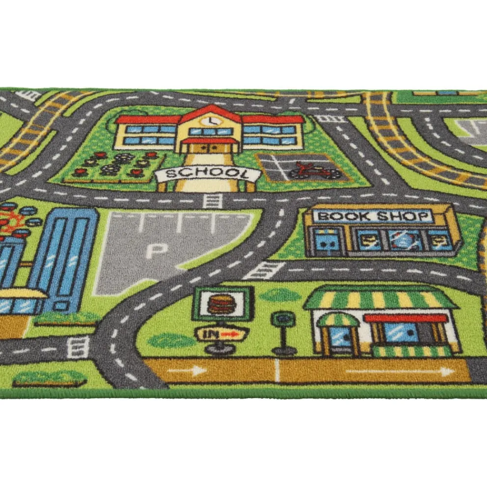 Ben'n'jen Kinderteppich Little Town bunt New