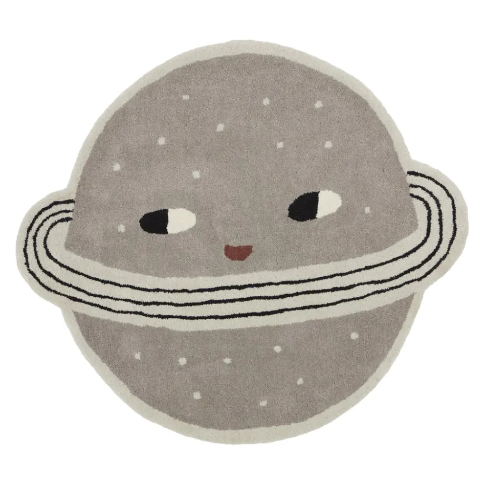 OYOY Kinderteppich Oyaccess grau