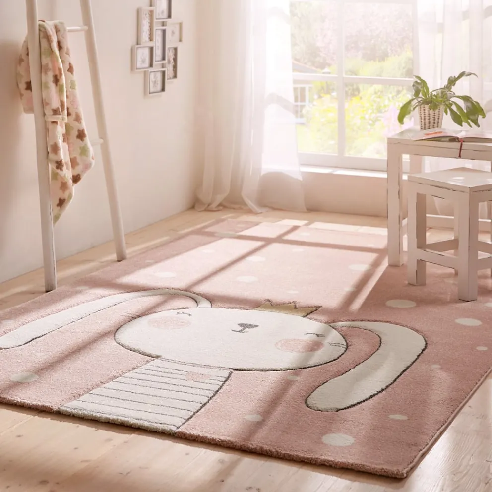 Ben'n'jen Kinderteppich Queen bunt Discount
