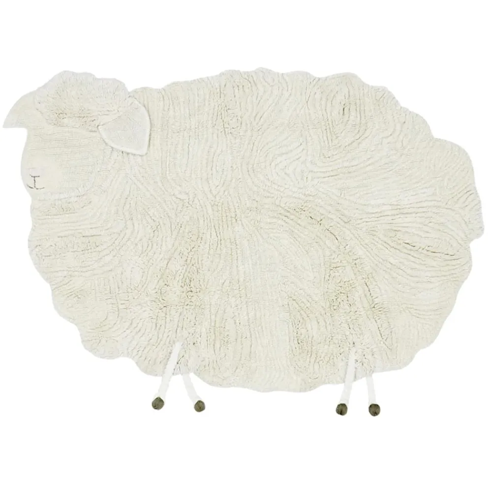 LORENA CANALS Kinderteppich Tierfreunde weiss