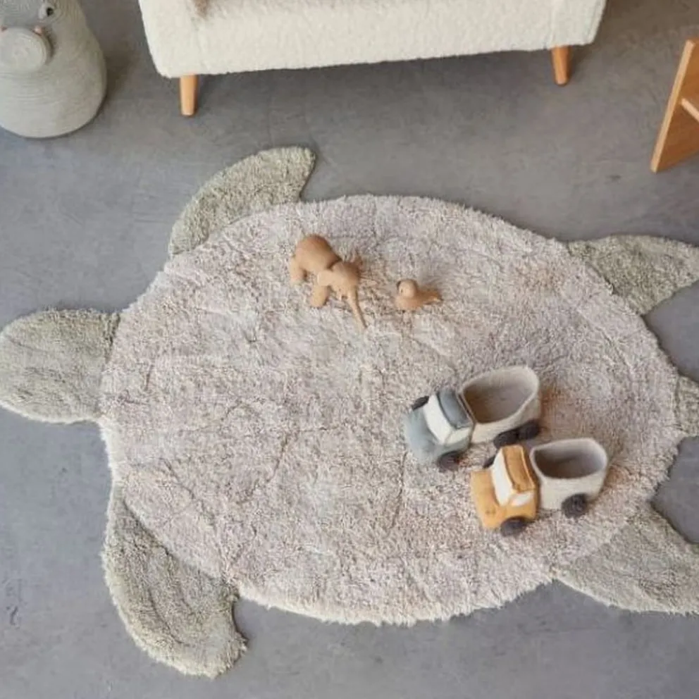 LORENA CANALS Kinderteppich Tierfreunde beige Discount