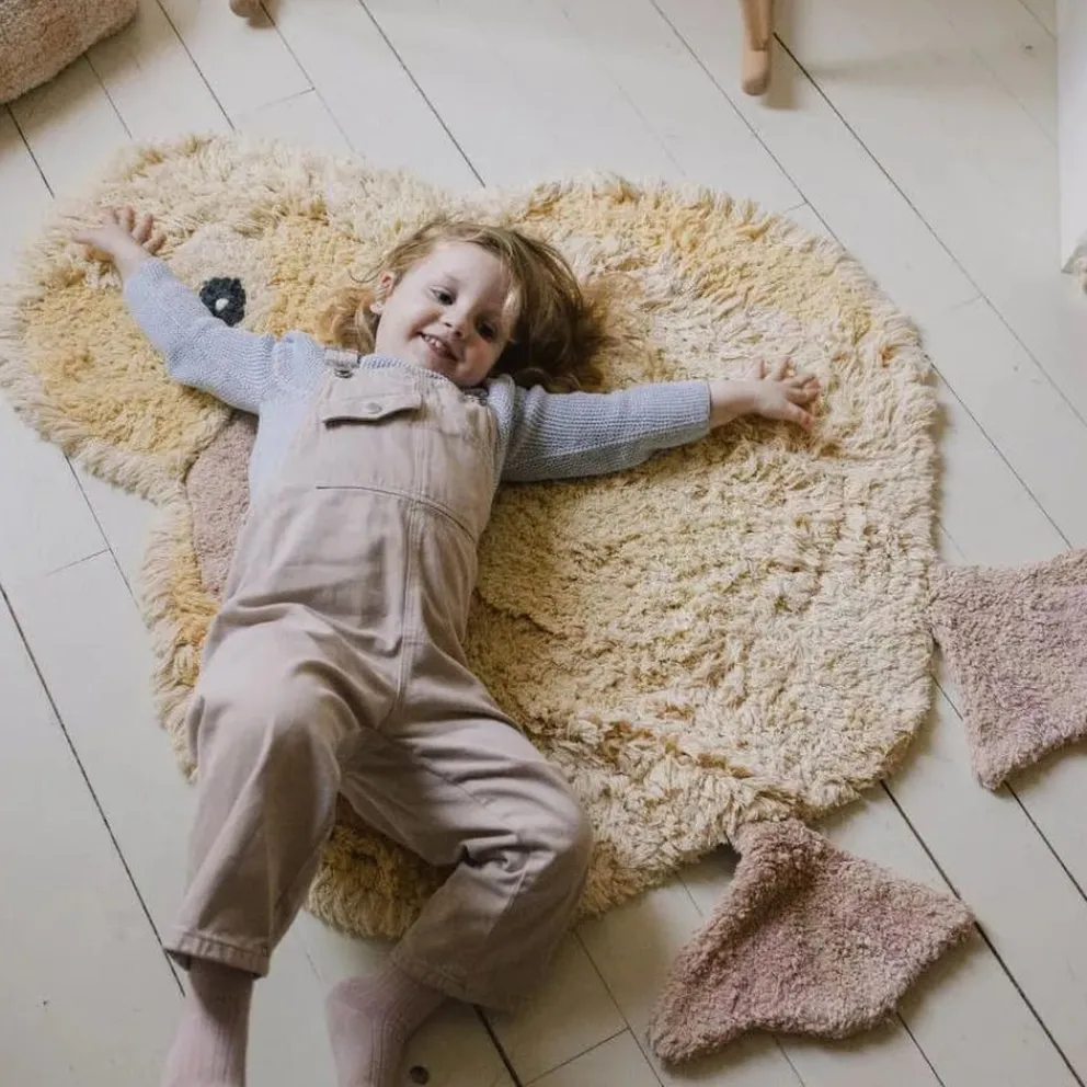 LORENA CANALS Kinderteppich Tierfreunde gelb New