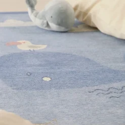 ESPRIT Kinderteppich Whale Buddy blau Outlet