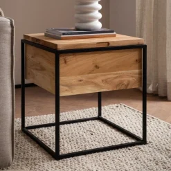 MID.YOU Klubtisch Akazie braun Outlet
