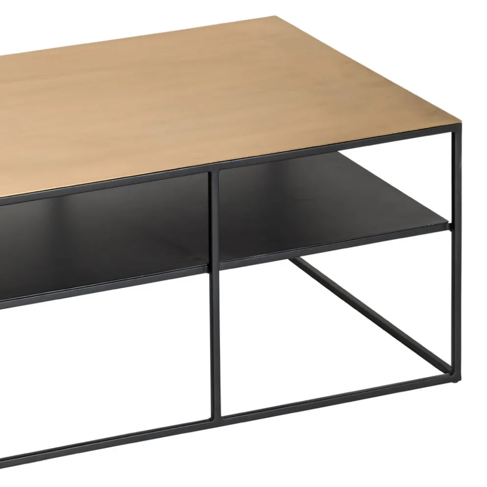 Johann Jakob Klubtisch Almeria messing Outlet