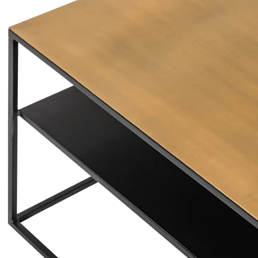 Johann Jakob Klubtisch Almeria messing Outlet