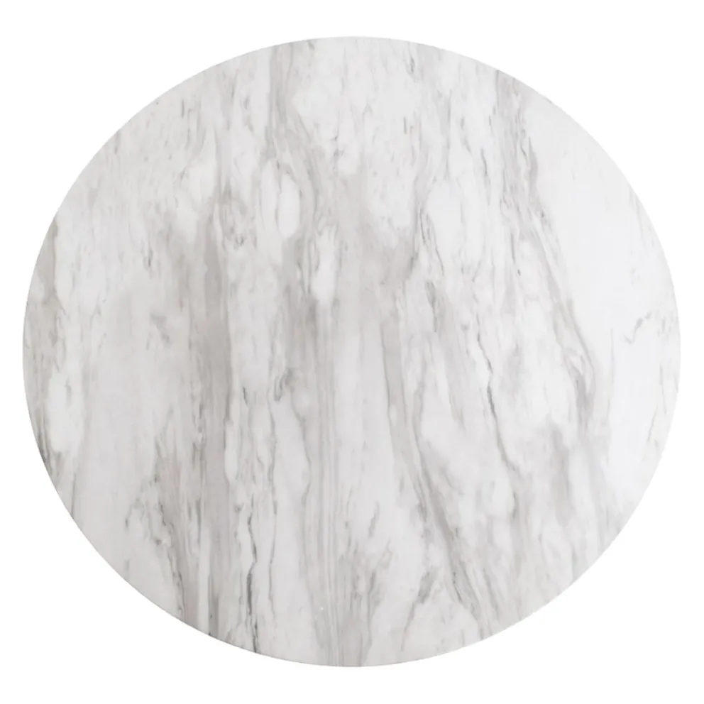 Johann Jakob Klubtisch Bolzano messing, weiss Hot