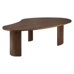 Ethnicraft Klubtisch Boomerang braun Discount