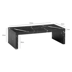 MID.YOU Klubtisch Design schwarz Online