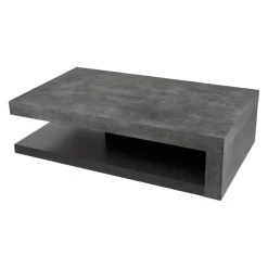 Temahome Klubtisch Detroit betongrau, schwarz Discount