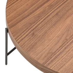 Novamobili Klubtisch Globe nussbaumfarbig Clearance