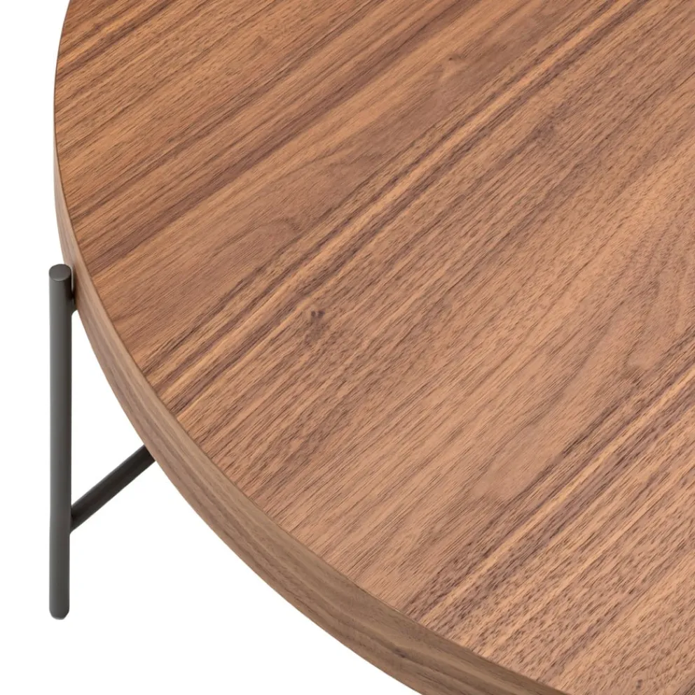 Novamobili Klubtisch Globe nussbaumfarbig Clearance