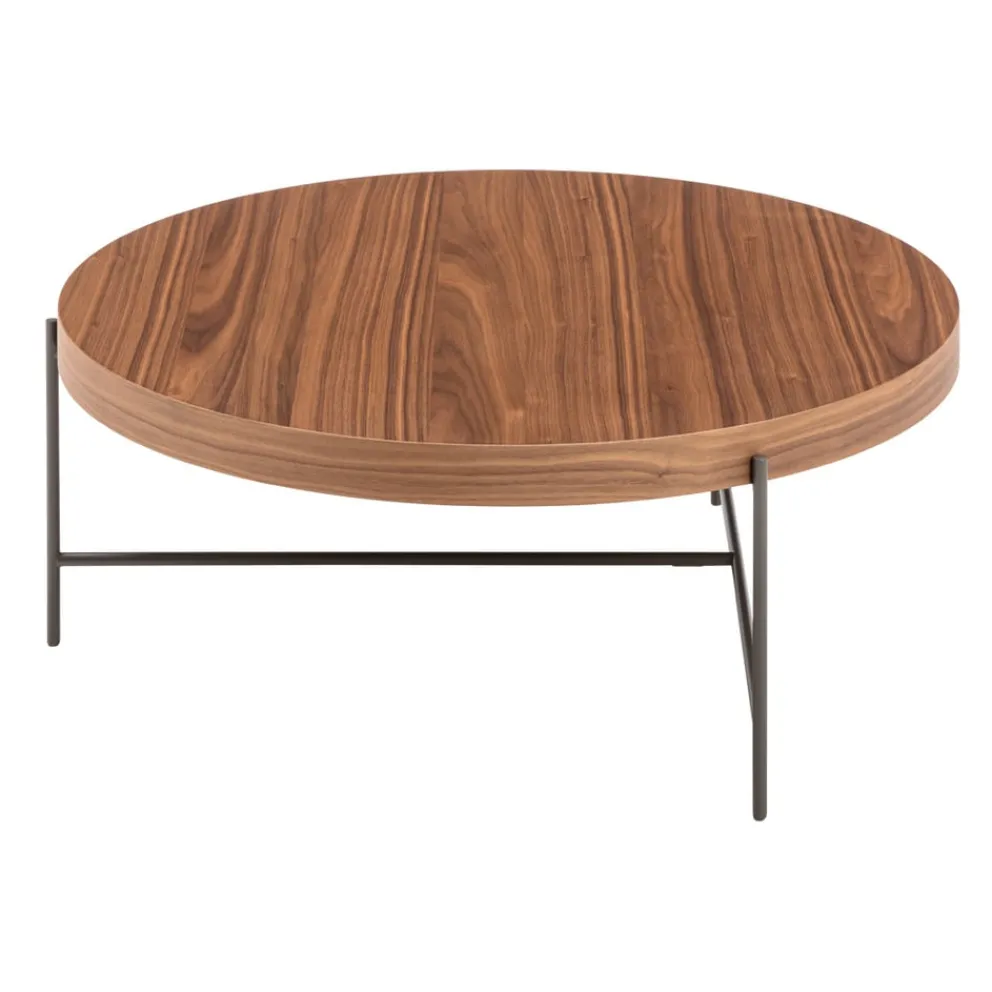 Novamobili Klubtisch Globe nussbaumfarbig Clearance