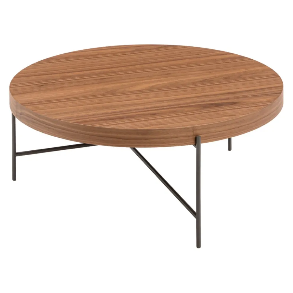 Novamobili Klubtisch Globe nussbaumfarbig Clearance