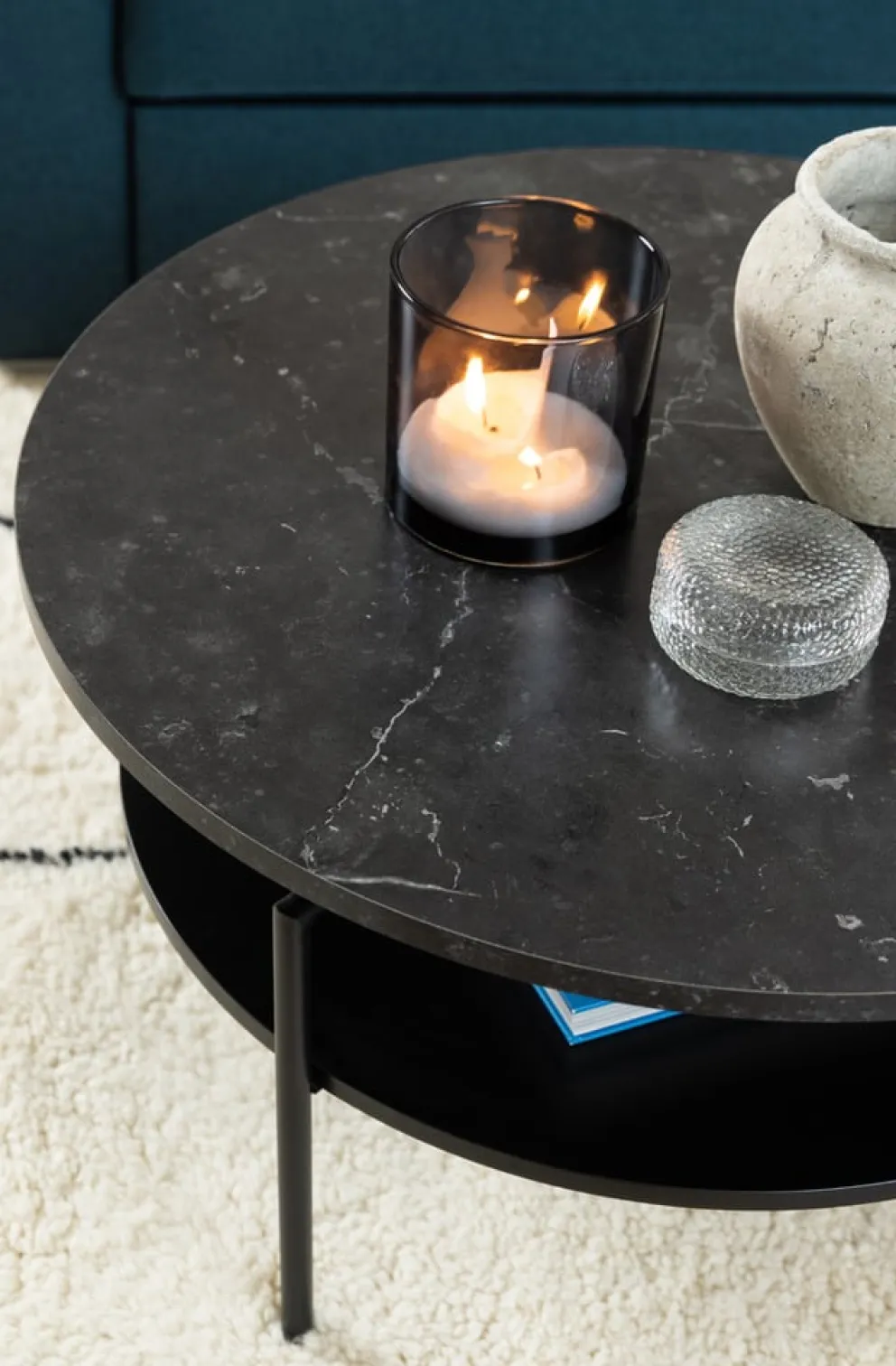 Johann Jakob Klubtisch Goldington schwarz Outlet