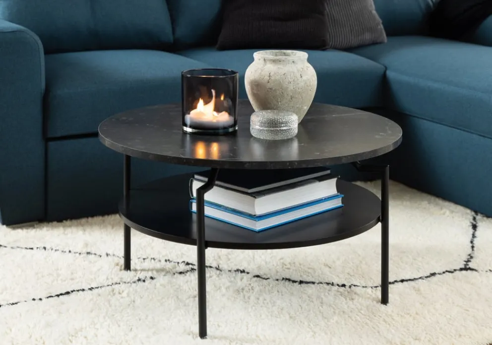 Johann Jakob Klubtisch Goldington schwarz Outlet