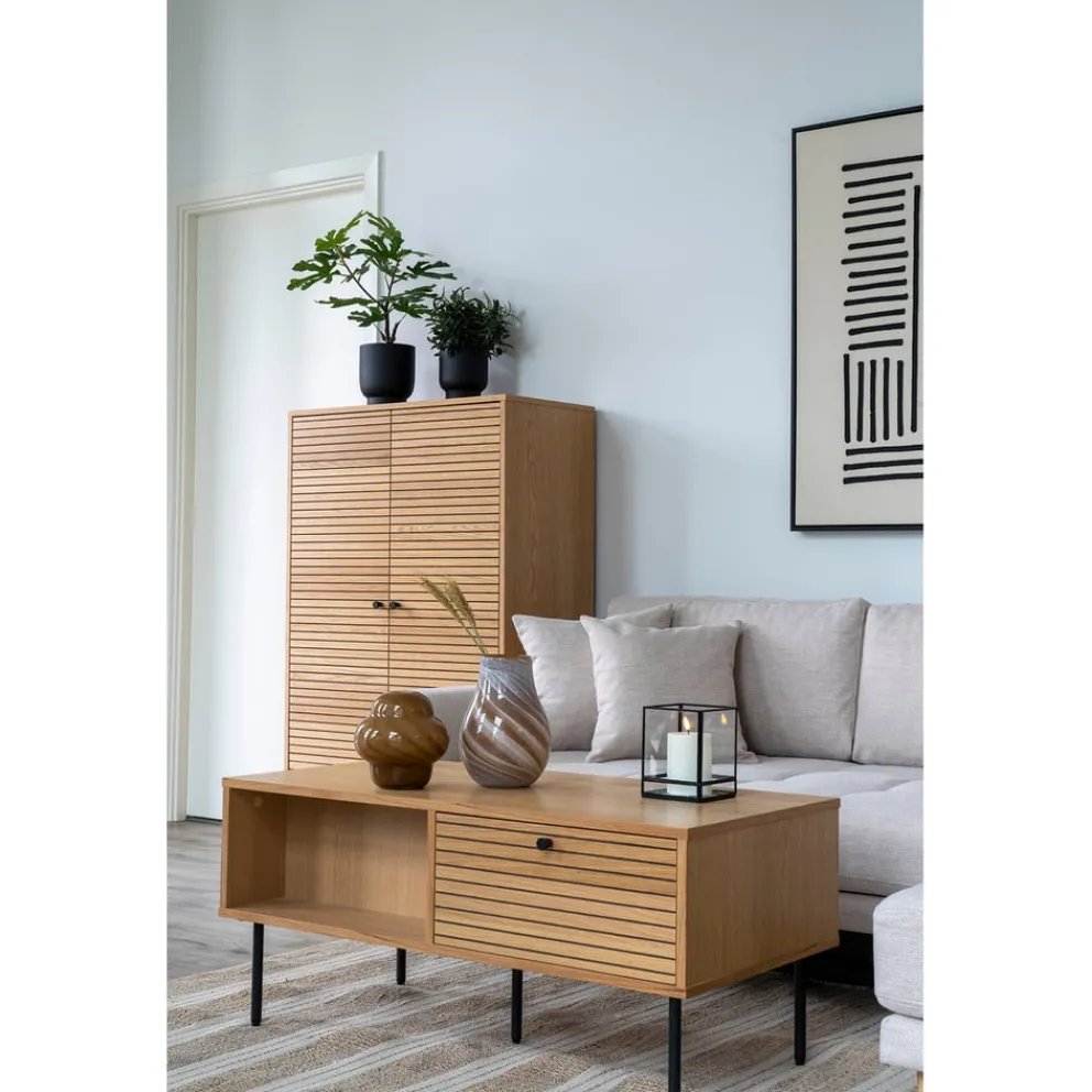 Johann Jakob Klubtisch Kyoto eichefarbig Discount