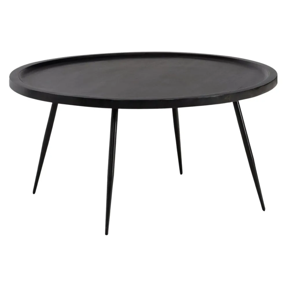 MID.YOU Klubtisch Mango schwarz Hot