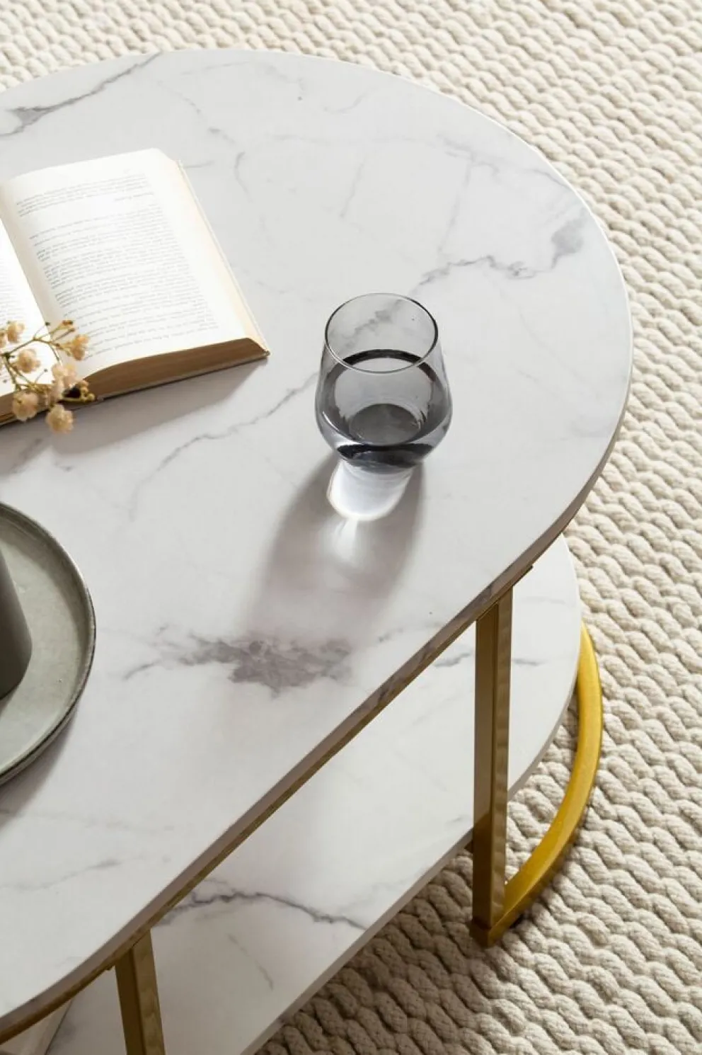 MID.YOU Klubtisch Marmor weiss Online