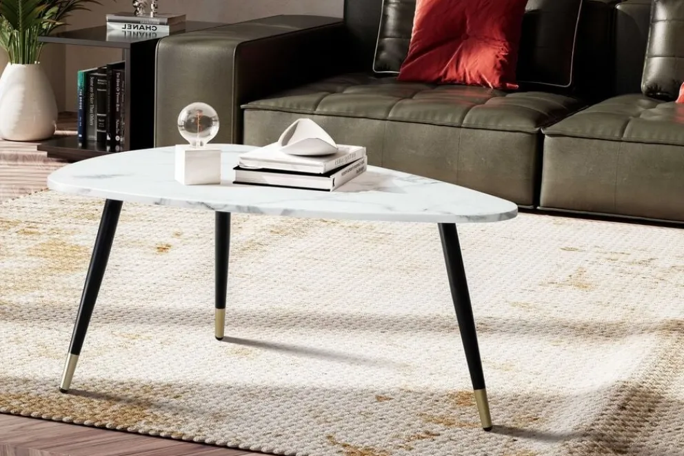 MID.YOU Klubtisch Marmor weiss Sale
