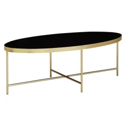 MID.YOU Klubtisch Oval gold, schwarz Best