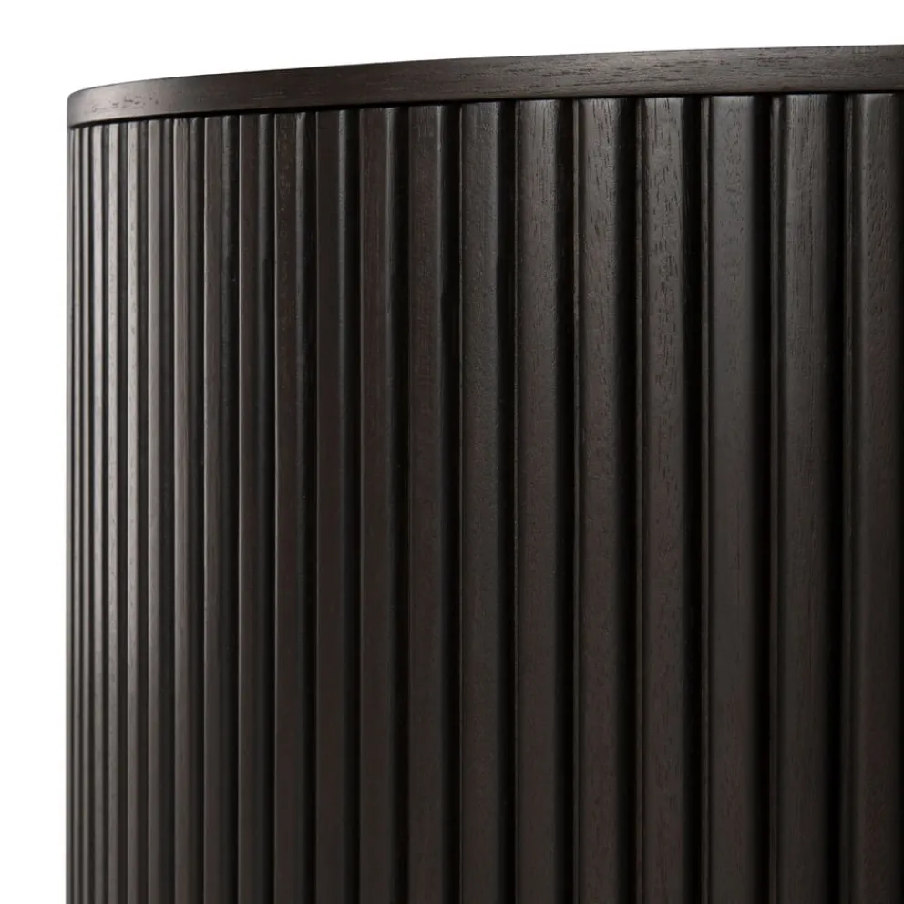 Ethnicraft Klubtisch Roller Max dunkelbraun Outlet