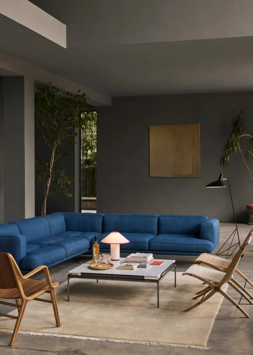 &Tradition Klubtisch Sett alufarbig, weiss Discount