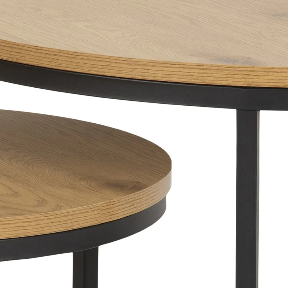 Johann Jakob Klubtisch Spiro wildeichefarbig Discount