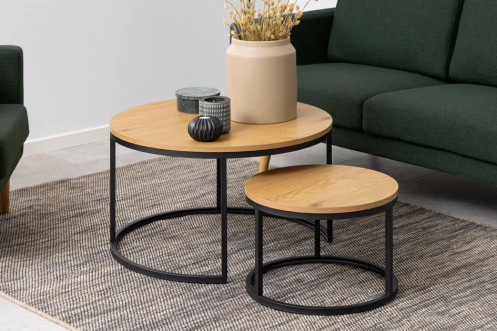 Johann Jakob Klubtisch Spiro wildeichefarbig Discount
