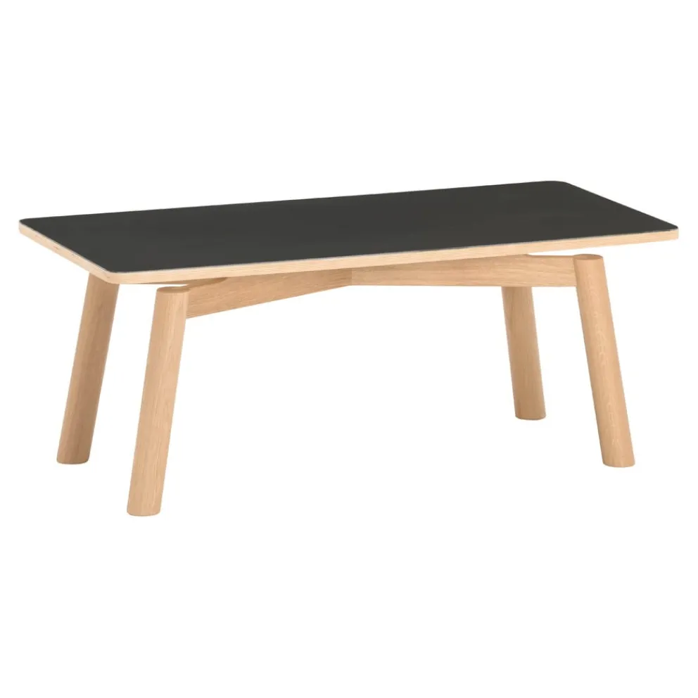 atelier pfister Klubtisch Surpierre eiche, tiefschwarz Discount