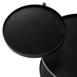 Ethnicraft Klubtisch Swivel schwarz Discount