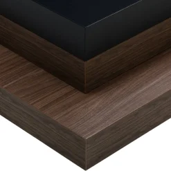 Edition Klubtisch Vulcanus nussbaumfarbig, schwarz Best