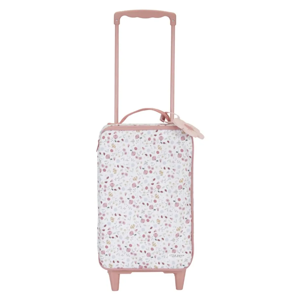LITTLE DUTCH Koffer Flowers Butterflies rosa
