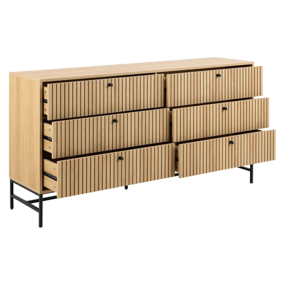 MID.YOU Kommode Albany eichefarbig Clearance