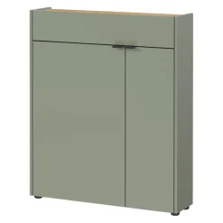 MID.YOU Kommode Ameca navarra-eiche-nb., taupegrün Discount