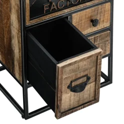 Landscape Kommode Duke mangofarbig, schwarz Discount